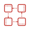 blockchain-technology-red